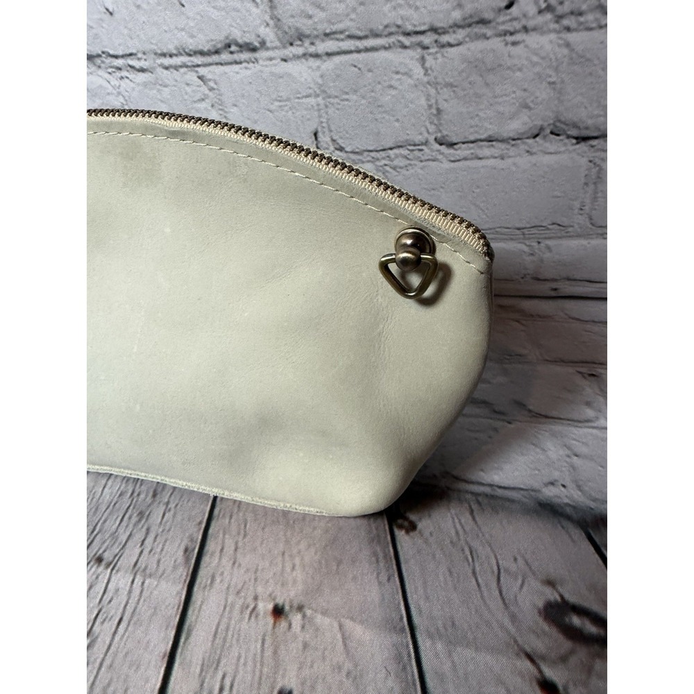 Portland Leather Goods Eclipse Bag in Beluga With Rings For Crossbody Zip Pouch - Picture 2 of 10